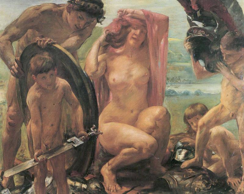 Die Waffen des, Lovis Corinth